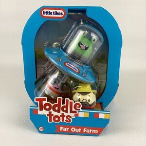Little Tikes Toddle Tots Far Out Farm Chunky Figures Alien Farmer Cow UFO New